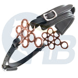 Flower Shank Leather Hackamore - Various Options