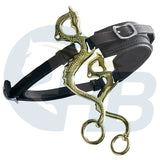 Dragon Style Leather Hackamore - Various Options