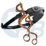 Dragon Style Leather Hackamore - Various Options