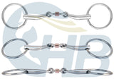 Copper Roller Anatomic Loose Ring Snaffle