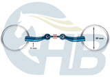 Copper Roller Anatomic Loose Ring Snaffle Titanium Blue