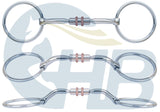 Loose Ring Snaffle with copper rings comfort barrel