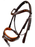 Brown Leather Hanoverian Bridle