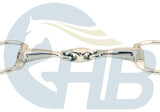 Double Jointed Eggbutt Snaffle - Silver