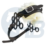 Flower Shank Leather Hackamore - Various Options