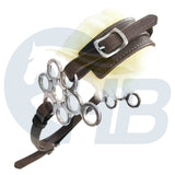 Flower Shank Leather Hackamore - Various Options