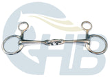 Double Jointed Hanging Cheek Baucher Bit - Silver