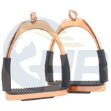 Offset Eye Flexible Stirrup Irons - Various Colours, Sizes