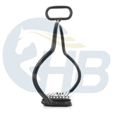 Black Double Bend Safety Stirrup Irons