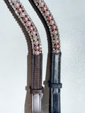 Rose Gold Pearl and Crystal Browband