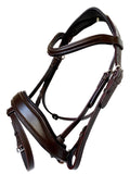 Flash Crank Bridle - Black or Brown Leather