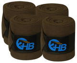 Coloured Fleece Horse Bandages