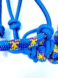 Braided Rope Halter with Lead - Various Colours