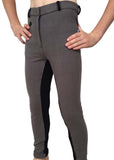 Boys Two-Tone Jodhpurs - Grey/Black