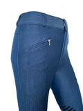 Girls Denim Jodhpurs - Silicone Knee Patch