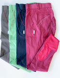 Ladies Floral Silicone Seat Breeches - Various Colours