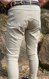 Girls (Kids) Beige Breeches Silicone Knee