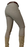 Ladies Breeches with Silicone Knee - Navy or Beige