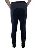 Mens Two-Tone Jodhpurs - Grey/Black