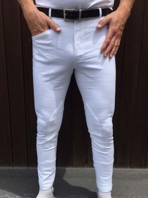 Mens White Jodhpurs