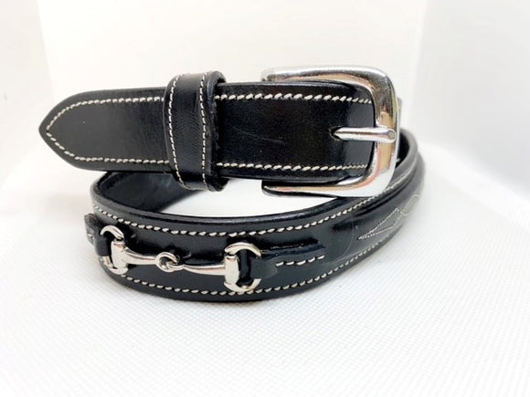 Bit Belt - Black Leather