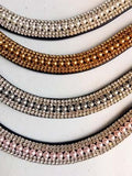 Pearl and Crystal Browband - Various Colours