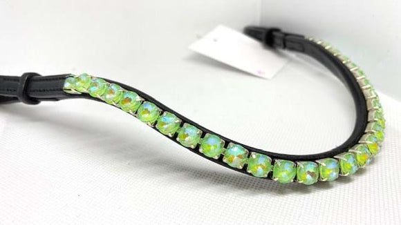 Lime Crystal Browband