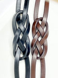 Braided Leather Browband