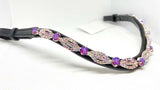 Lace Crystal Browband - Various Colours