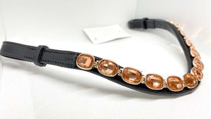 Rose Gold Crystal Browband