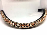 Pearl and Crystal Browband - Various Colours