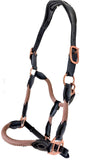Hybrid Rope and Leather Halter - Various Colours