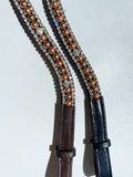 Rose Gold Pearl and Crystal Browband