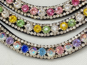 Stellux Crystal Browbands - Various Colours